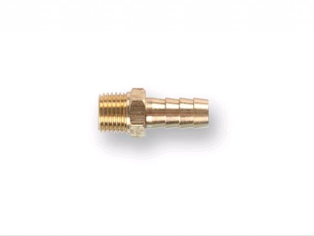 Соединение нар. резьба 1/4" х елочка 10 мм (латунь) ECO
