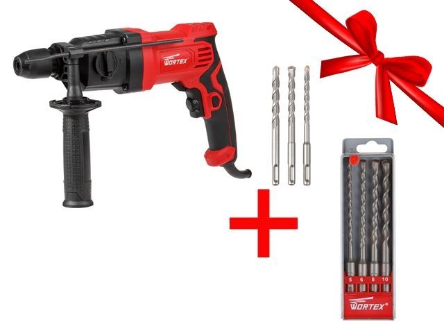 Image 1 Перфоратор WORTEX RH 2427 в кор. + набор буров + АКЦИЯ!