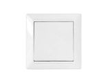 Выключатель 1 клав. с самовозвратом (скрытый, 10А) белый, Стиль, Byletrica