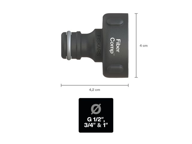 Штуцер для крана FiberComp G1 (33,3мм) FISKARS