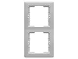 Рамка 2-ая вертикальная белая, DARIA, MUTLUSAN