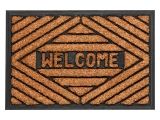 Коврик придверный кокосовый 40х60 см, "WELCOME-1", PERFECTO LINEA