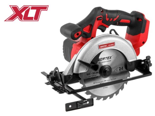 Аккум. циркулярная пила WORTEX CCS 1816-1 в кор. ALL1 SOLO 18 В, 165 мм, до 55 мм