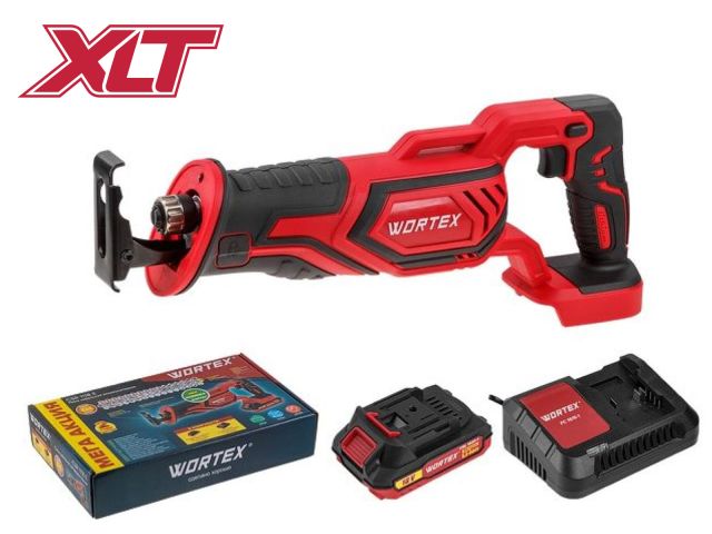 Аккум. сабельная пила WORTEX CSR 1118 E в кор. ALL1 МЕГА АКЦИЯ 18В, 1 акк., 2 Ач, дер. 115 мм
