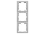Рамка 3-ая вертикальная белая, DARIA, MUTLUSAN