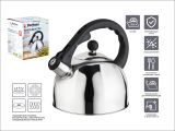 Чайник со свистком, нержавеющая сталь, 2.5 л, Melissa, PERFECTO LINEA