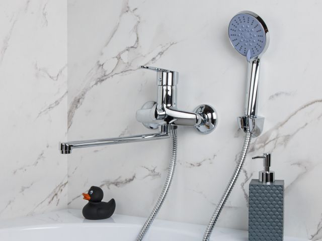 Image 2 Смеситель для ванны (Lt) D40, серия Crocus хром, a-five