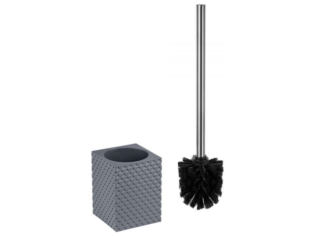 Image 3 Ершик с подставкой STONE ESSENCE, серый, PERFECTO LINEA