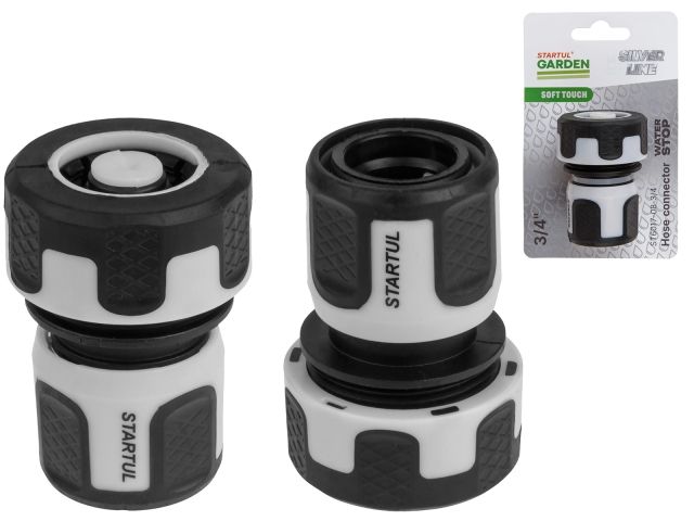 Муфта быстросъемная 3/4" с автостоп. STARTUL GARDEN (ST6017-08-3/4)