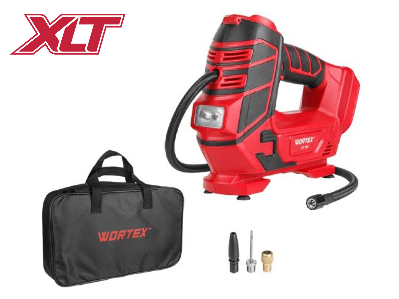 Аккум. компрессор WORTEX CTI 1811 в кор. ALL1 SOLO 18 В, 11 бар, 12 л/мин