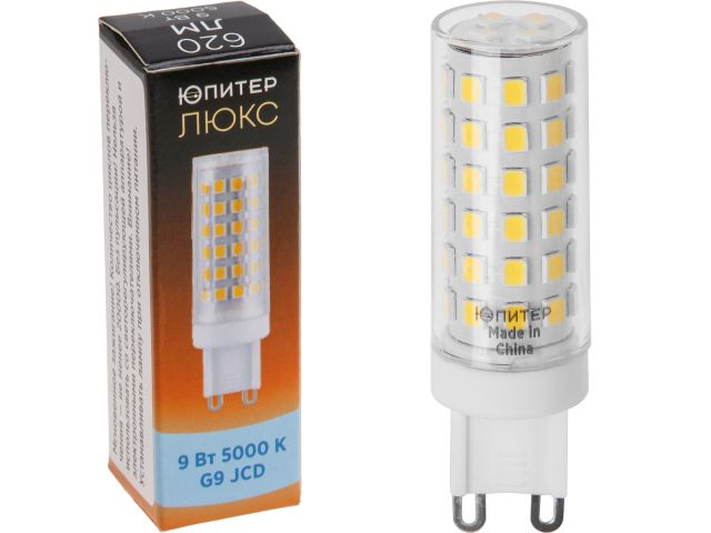 Image 1 Лампа светодиодная JCD 9 Вт 230В G9 5000К ЮПИТЕР ЛЮКС