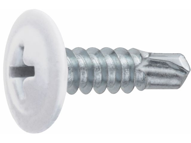 Image 1 Саморез 4.2х19 мм с прессшайбой, цинк, со сверлом, RAL 9003 (12000 шт в коробе) STARFIX