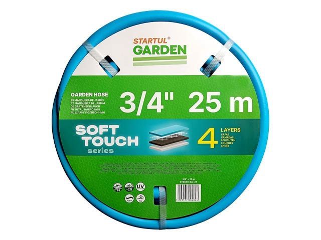 Шланг поливочный 3/4" 25м STARTUL GARDEN SOFT TOUCH (ST6040-3/4-25)