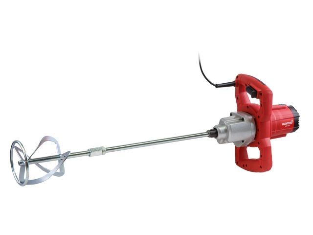 Миксер строительный WORTEX LX MX 1213 в кор. 1200 Вт, 2 скор., M14, рег.об. + насадка