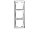 Рамка 3-ая вертикальная серебро, DARIA, MUTLUSAN