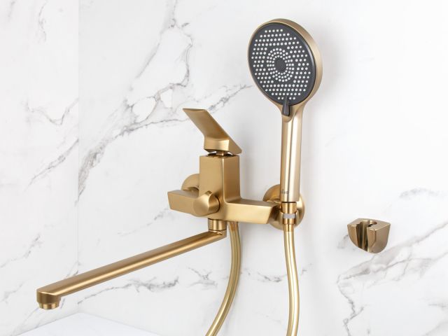 Image 3 Смеситель для ванны (Lt) D35, серия Lily бронза, a-five