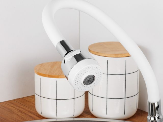 Image 3 Смеситель для кухни D35-A, серия 290 белый, ECONOCE