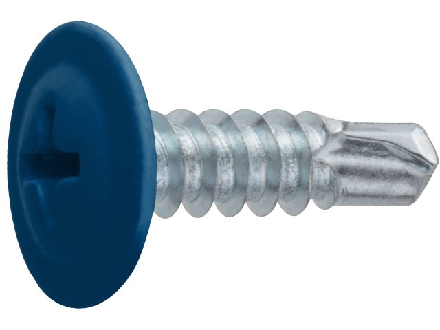 Image 1 Саморез 4.2х19 мм с прессшайбой, цинк, со сверлом, RAL 5005 (12000 шт в коробе) STARFIX