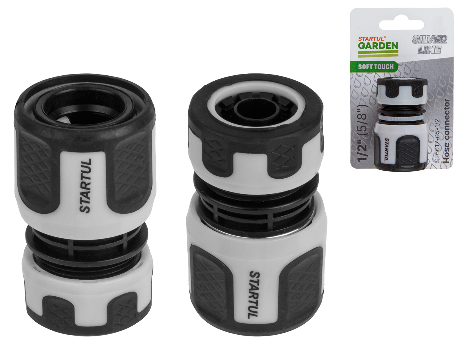 Муфта быстросъемная 1/2"(5/8") STARTUL GARDEN (ST6017-05-1/2)