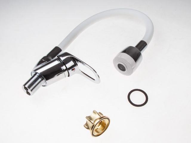 Image 3 Смеситель для кухни D40-A, серия 240 белый, ECONOCE