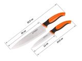 Watch image 3 Набор ножей 2 шт. (нож кух. 20см, нож кух. для овощей 12см), серия Handy (Хенди), PERFECTO LINEA