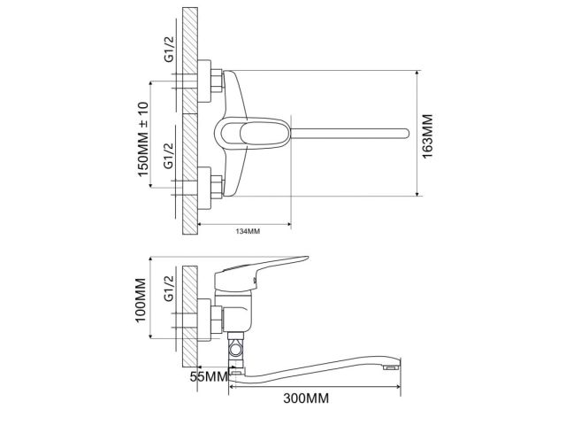 Image 3 Смеситель для ванны D40-A, серия 240, ECONOCE
