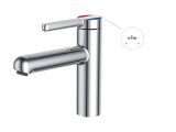 Смеситель для умывальника (Lt) D35, серия Lotus хром, a-five