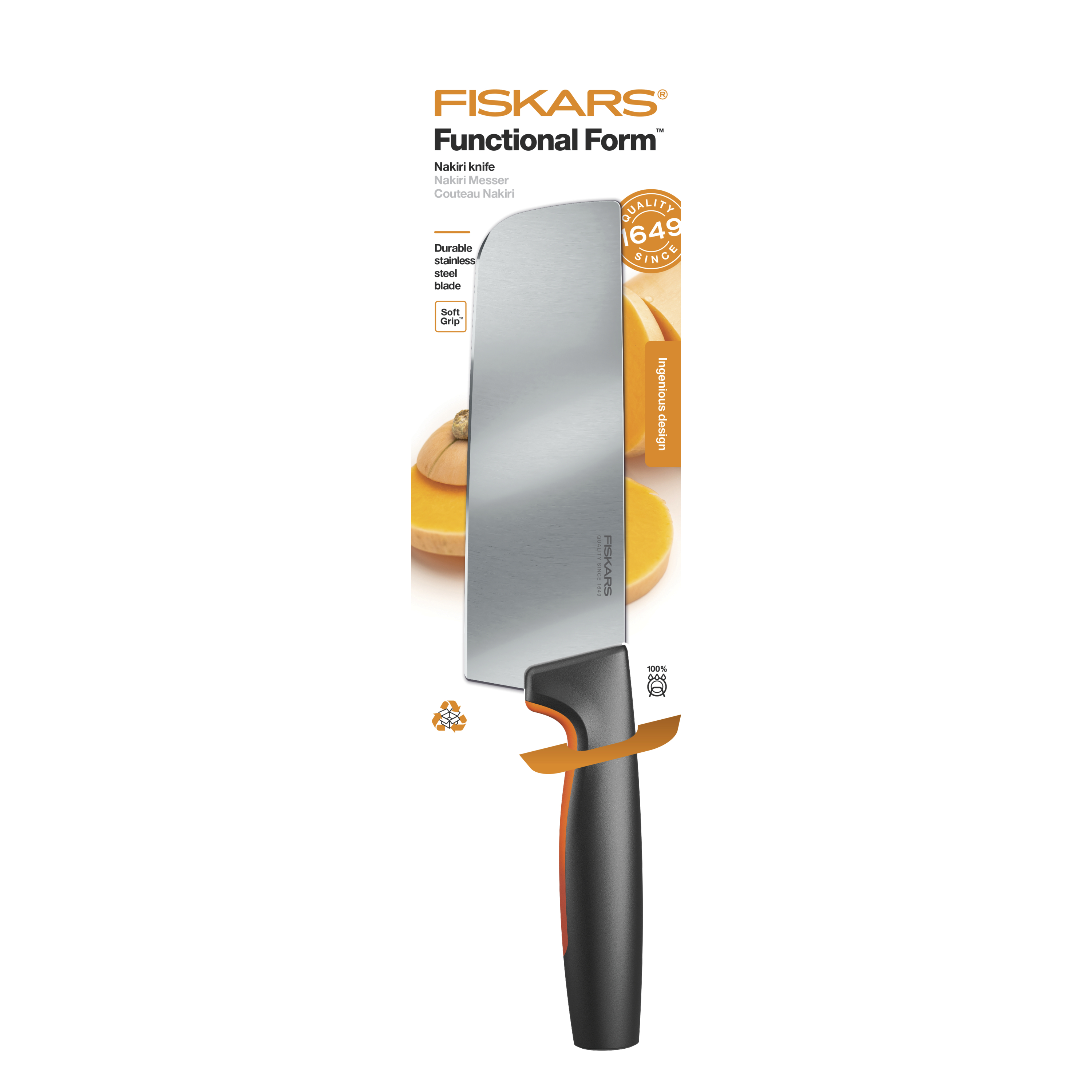 Нож поварской азиатский 15,8 см Functional Form Fiskars