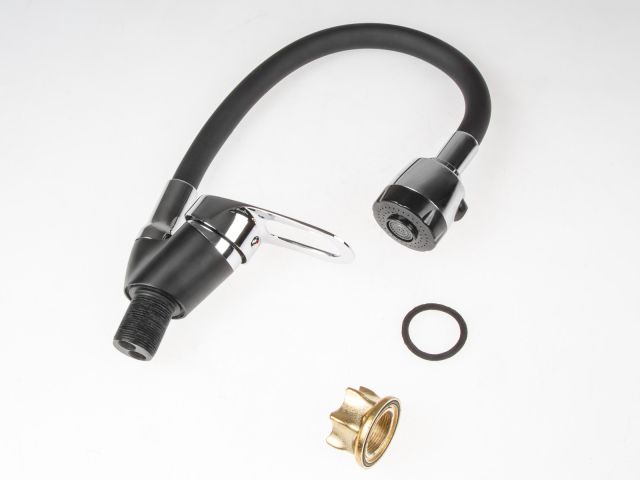 Image 3 Смеситель для кухни D40-A, серия 240 черный, ECONOCE