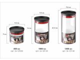 Watch image 3 Банка для сыпучих продуктов стеклянная 1300 мл, серия CHEF, PERFECTO LINEA