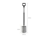 Watch image 4 Лопата штыковая с закругл.лезвием Ergonomic FISKARS