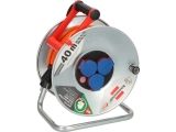 Удлинитель на катушке 40м (3 роз., 3.3кВт, метал. катушка, кабель до -35С, с/з) Brennenstuhl GarantS