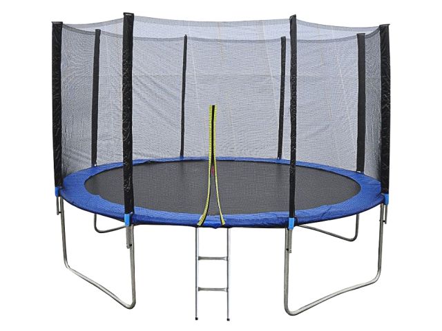 Image 2 Батут с защитной сеткой и лестницей, 305х74 см, ARIZONE
