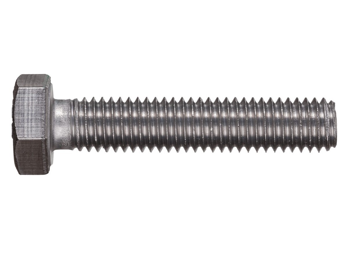 Болт М12х30 шестигр., нерж.сталь (А2), DIN 933 (5 шт в зип-локе) STARFIX