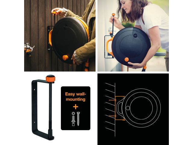 Image 7 Катушка со шлангом 3/8" (9мм) 15м и набором аксессуаров FISKARS(1071660/1020436)