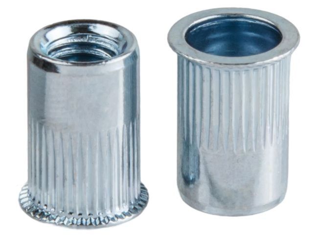 Заклепка резьбовая М10 уменьшенный бортик, белый цинк (10 шт в зип-локе) STARFIX