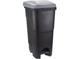 Контейнер для мусора 85л с педалью (серая крышка)