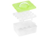 Watch image 3 Контейнер для хранения яиц, 32 ячейки, зеленый, PERFECTO LINEA