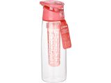 Watch image 2 Бутылка для воды с контейнером д/фруктов, 750 мл, нежно-розовая, PERFECTO LINEA