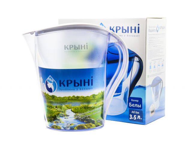 Фильтр-кувшин «Вадавiта», белый, КРЫНI