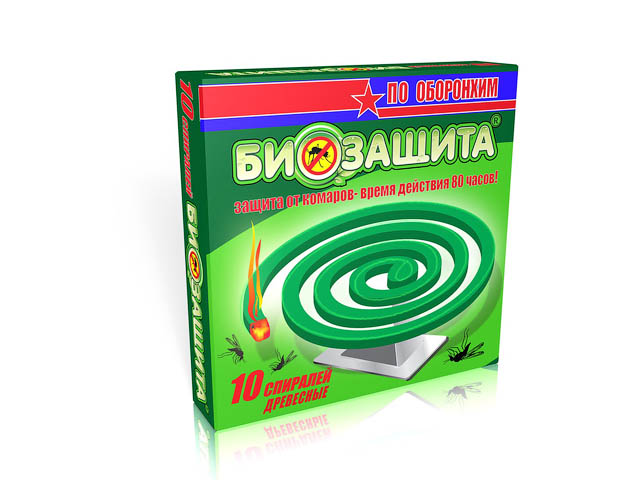 Спирали от комаров "Биозащита", 10 шт.