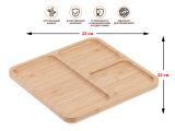 Менажница бамбуковая 22х22 см, BAMBOO, PERFECTO LINEA