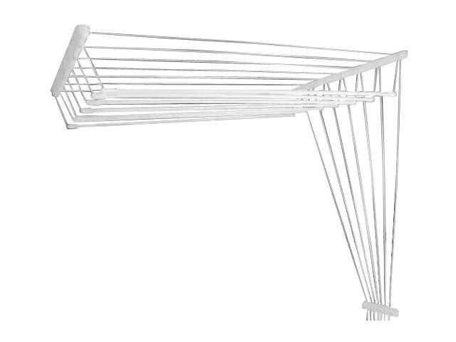 Image 1 Сушилка для белья потолочная алюминиевая 1,8 м, 7 стержней, белая, PERFECTO LINEA