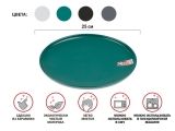 Тарелка обеденная керамическая, 25 см, серия ASIAN, зеленая, PERFECTO LINEA