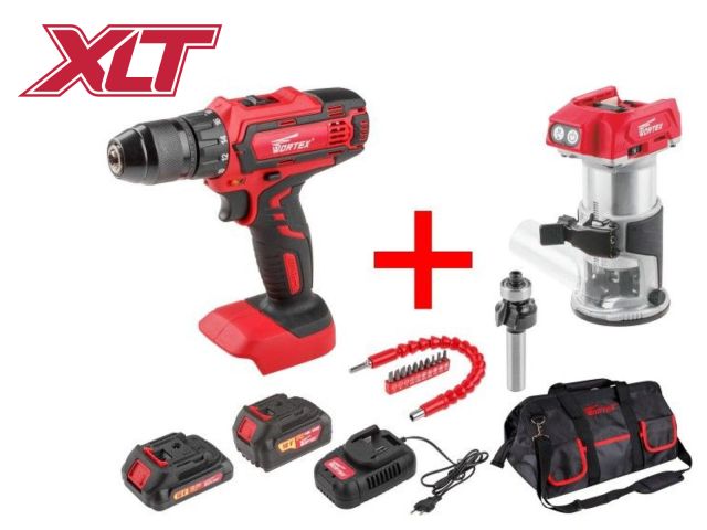 Image 1 Аккум. дрель-шуруповерт WORTEX BD 1825-1 DLi в кор. ALL1 + АКЦИЯ!