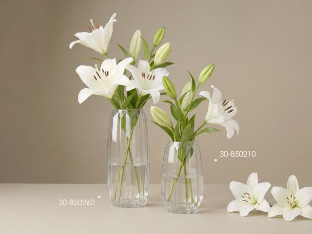 Image 3 Ваза для цветов, стеклянная, 21х8.5 см., серия Beloved, PERFECTO LINEA