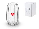 Watch image 2 Ваза для цветов, стеклянная, 21х8.5 см., серия Beloved, PERFECTO LINEA