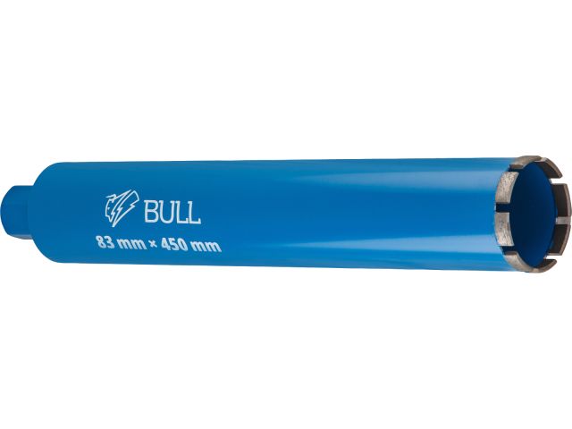 Image 1 Коронка алмазная d 83мм железобетон BULL, L450мм, 1 1/4", мокрое сверление