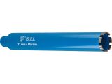 Коронка алмазная d 72мм железобетон BULL, L450мм, 1 1/4", микроудар, сухое сверление
