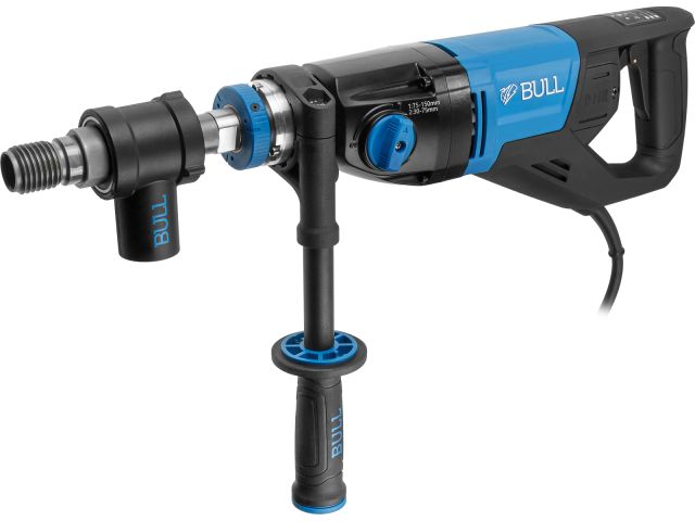 Image 2 Дрель алмазного сверления BULL PCD 1520 D в чем., 2000 Вт, 150 мм, 2 скор., микроуд., сух. свер.